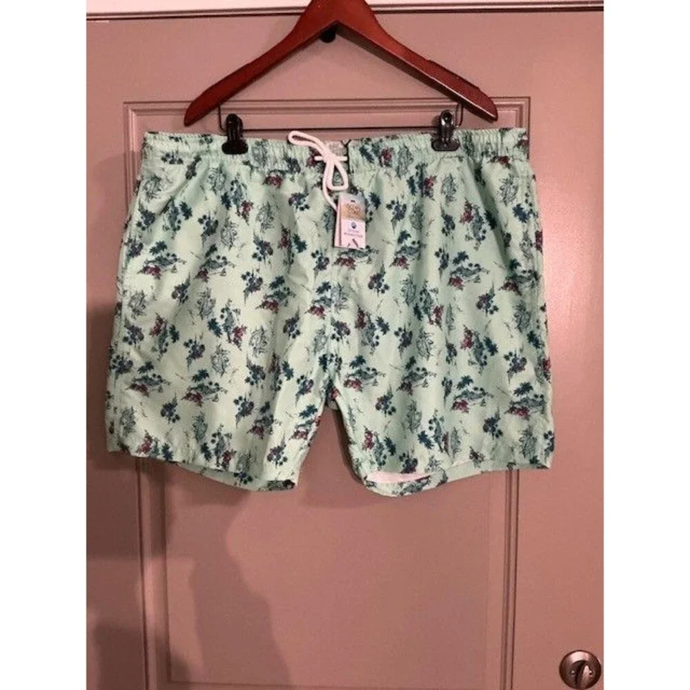 Ocean Coast Ocean Advantage Swim Trunks Sz XXL AQA Hawaiin Color